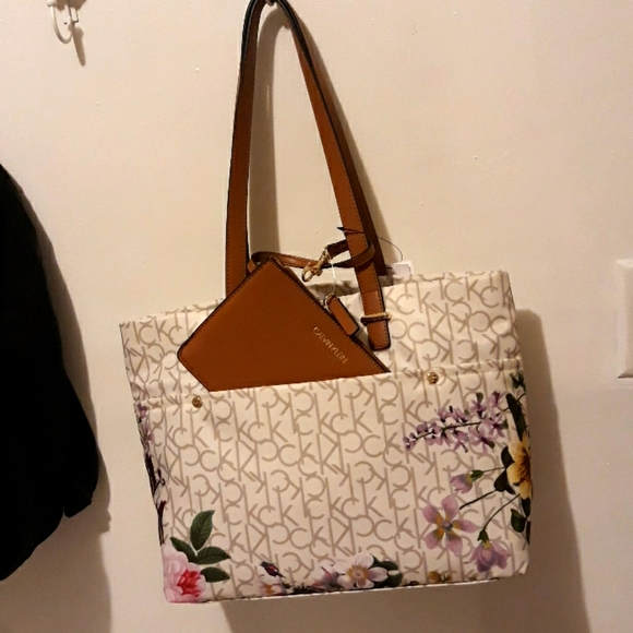 Calvin Klein Handbags - Calvin Klein Logo Tote with Wristlet